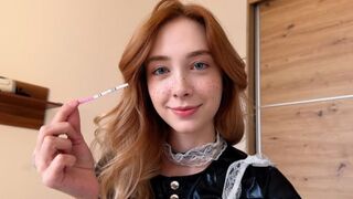 What to do if a maid gets pregnant after a creampie? Get intimate again!