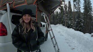 A girl seduced a guy in her tent while his GF was asleep, just like in those wild camping videos on MyGF.com
