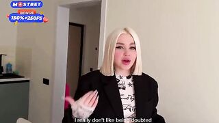 The disgruntled neighbor is upset over the situation and gets fucked hard
