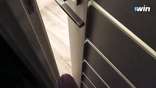 I was spying on my stepsister, and she saw me, then sucked my dick