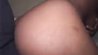 A black guy with a big cock fucks a sweet brunette hard