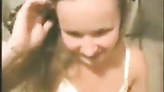 A cute young girl gets fucked at home