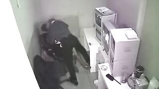The girl was photographed during sex at work unknowingly