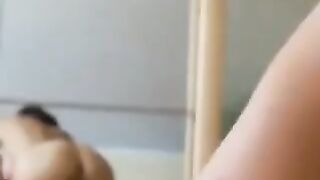 A couple enjoys private, passionate homemade sex