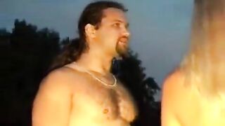 A huge orgy with beautiful Russian girls at an Ibiza party
