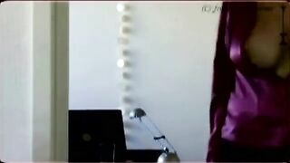 Peeping through big boobs is like a dream come true