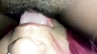 The guy forced the Latin model to get her hairy pussy licked on camera