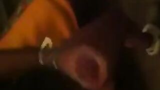 The guy was jerked off in front of the mirror with great pleasure