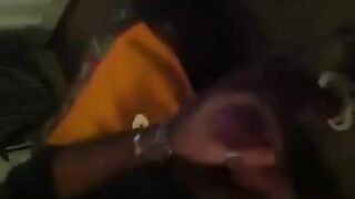 The guy was jerked off in front of the mirror with great pleasure