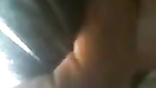 The guy pressed the ass of the chick in the bus, she liked it