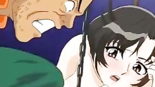 The guy fucked the girl and made a cumshot on her back