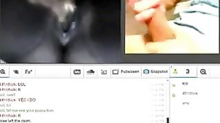 A married couple enjoy each other on webcam show