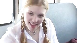 Hot sex under the skirts of naughty schoolgirls