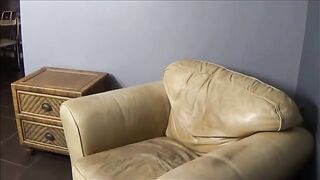 The wife got a little excited and started to attack her husband