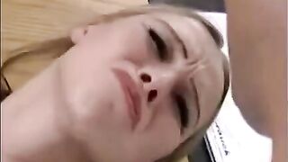 Girl has sex with a hand and a dick at once