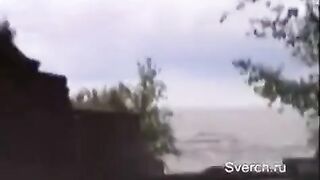 The scandalous beauty, Miss Russia 2005, got fucked by two guys