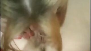 The appetizing girls suddenly became horny and fucked on the bed