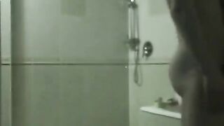 Two drunk Russians are having a bath and making love