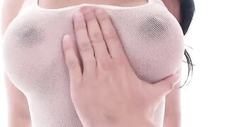 A girl sat on the dick and bounced on it with her ass