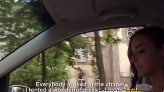 A newlyweds' day began with a blowjob in the car