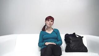Redhead 18 years old agreed to do anything for a nipple