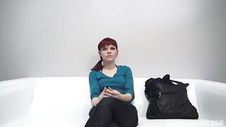 Redhead 18 years old agreed to do anything for a nipple