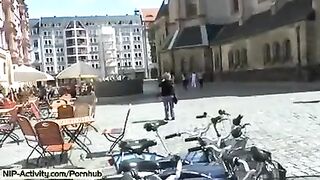 I showed my pussy to the whole public