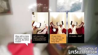 A very bad and depraved Santa with big tits and a huge cock
