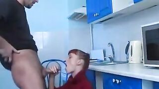 A drunken neighbour was thrown out of the party and spat on