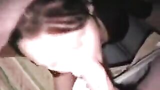 A sexy brunette woman named Maria gave a stunning blowjob in this video