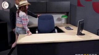 An Asian man fucked his secretary at the workplace