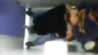 The camera in the toilet caught some spicy action with gays getting it on