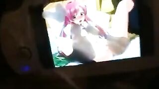Hentai was very fond of jerking off and often did it