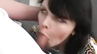 The husband came home and found his wife watching porn videos