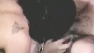 The man fucked by a strapon, while another fingered him