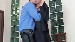 A Russian lady is fucking with her young boss