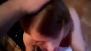 A blowjob turned into a huge surprise for her, check it out