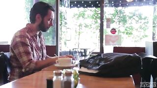 The young guy picked up Asian girl in the cafe and fucked her hard
