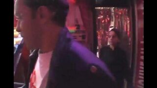 Two guys fucked this beautiful Arabic brunette in her bedroom