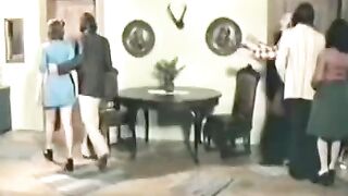 Retro porn with a seductive brunette and intense action