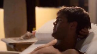 A selection of cumshots on the face of cute Jesse Rogers