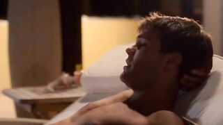A selection of cumshots on the face of cute Jesse Rogers