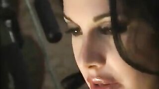 A wife watches as her husband fucks his friend