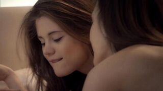 Lesbian beauties lick each other’s pussies and reach intense orgasms