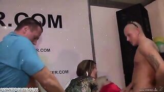 Drunk people enjoy orgy sex party with other drunk folks