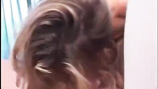 A guy has fun with two girlfriends at one time, enjoying every moment