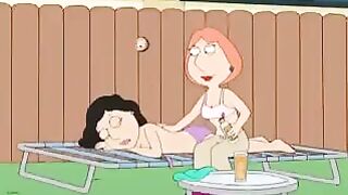 Lesbian sex with Griffins’ Bonnie and Lois