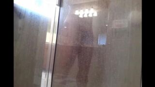 A man washes his body, not knowing he’s being filmed