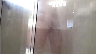 A man washes his body, not knowing he’s being filmed