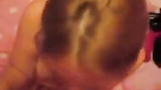 The man finished in the mouth of his girlfriend, a passionate blowjob session